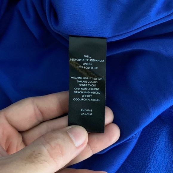 Jessica Howard Dress Asymmetrical Tiered Sz 24W - Picture 6 of 7